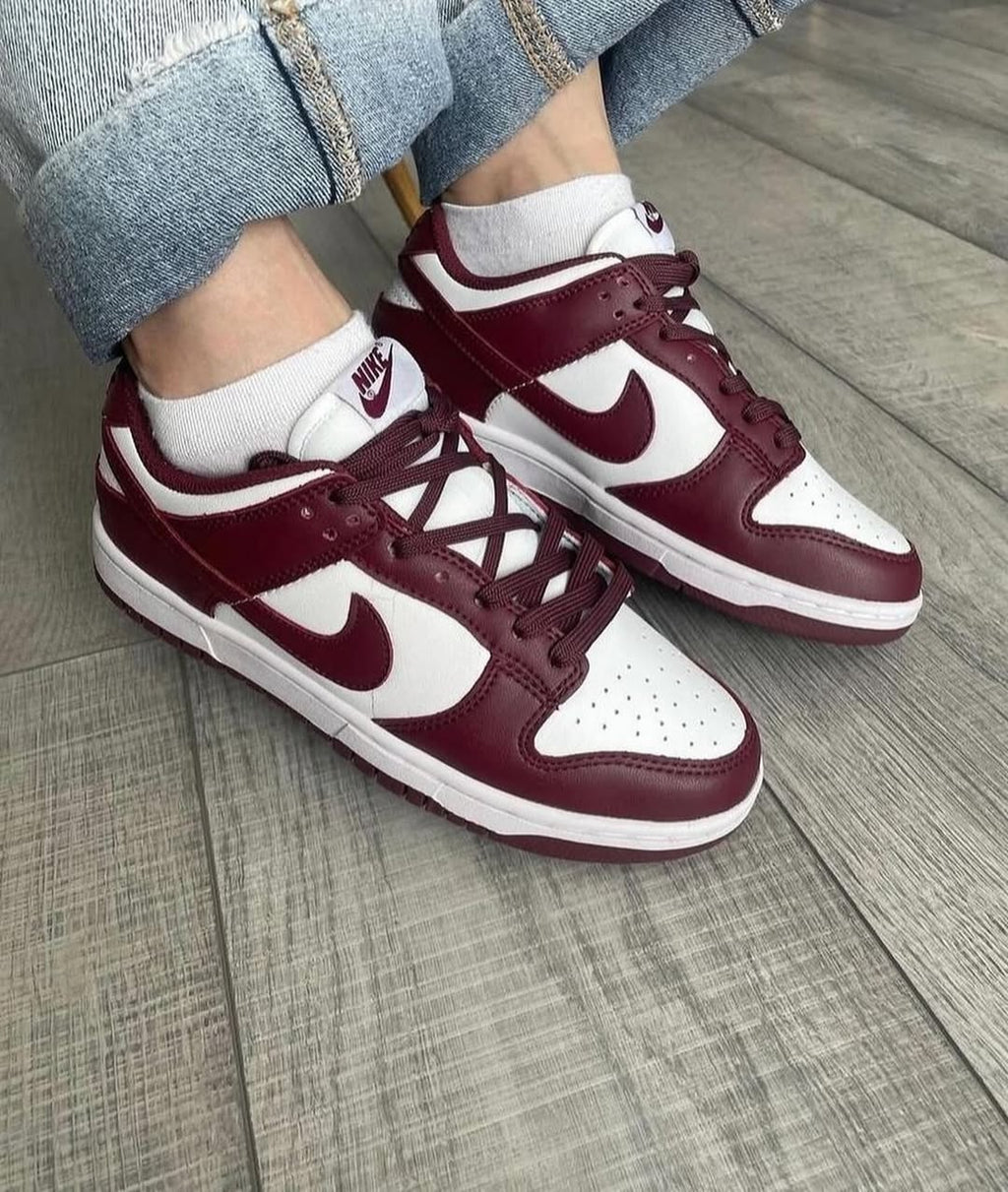 NİKE Nike SB Dunk Low Team Red – Bordo